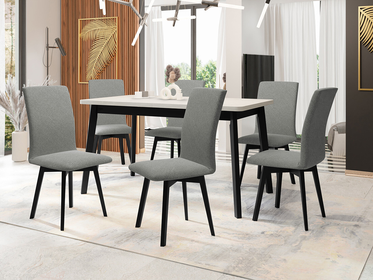 Salle à manger complète Victorville 323 (Hygge 91)