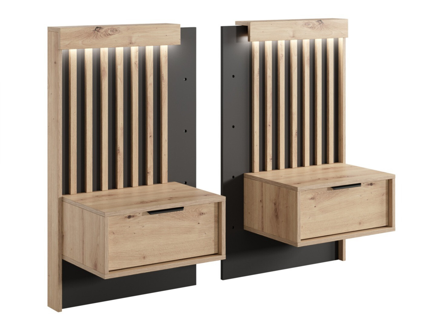 Ensemble de tables de chevet Lusone 105