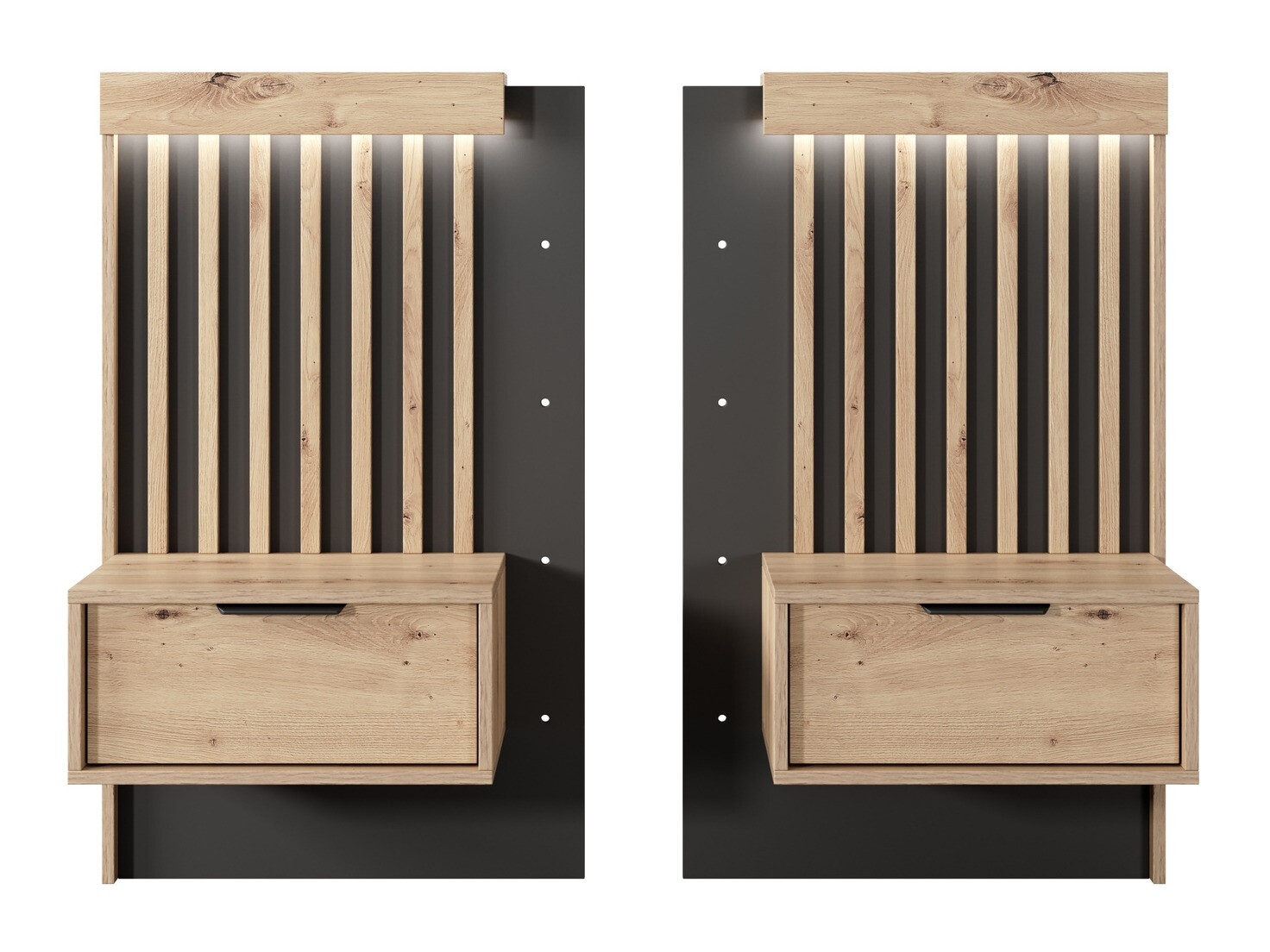 Ensemble de tables de chevet Lusone 105