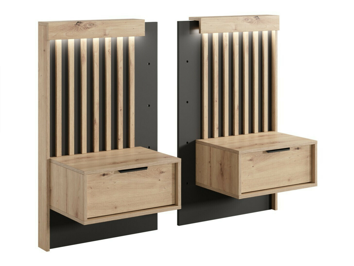 Ensemble de tables de chevet Lusone 105