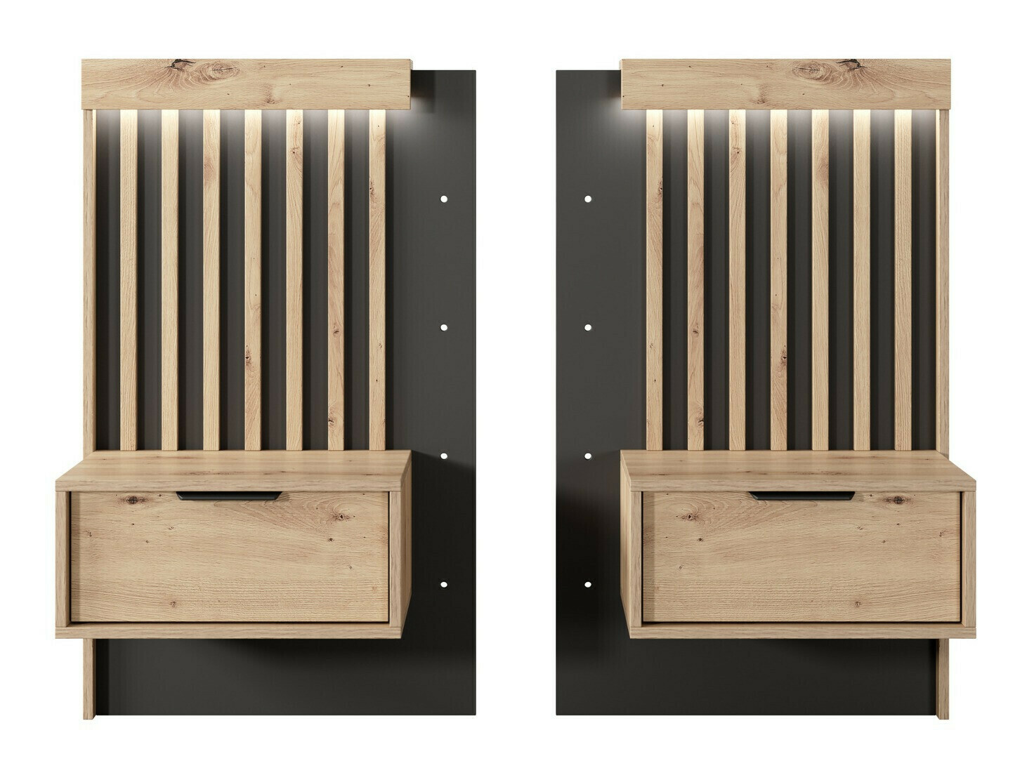 Ensemble de tables de chevet Lusone 105