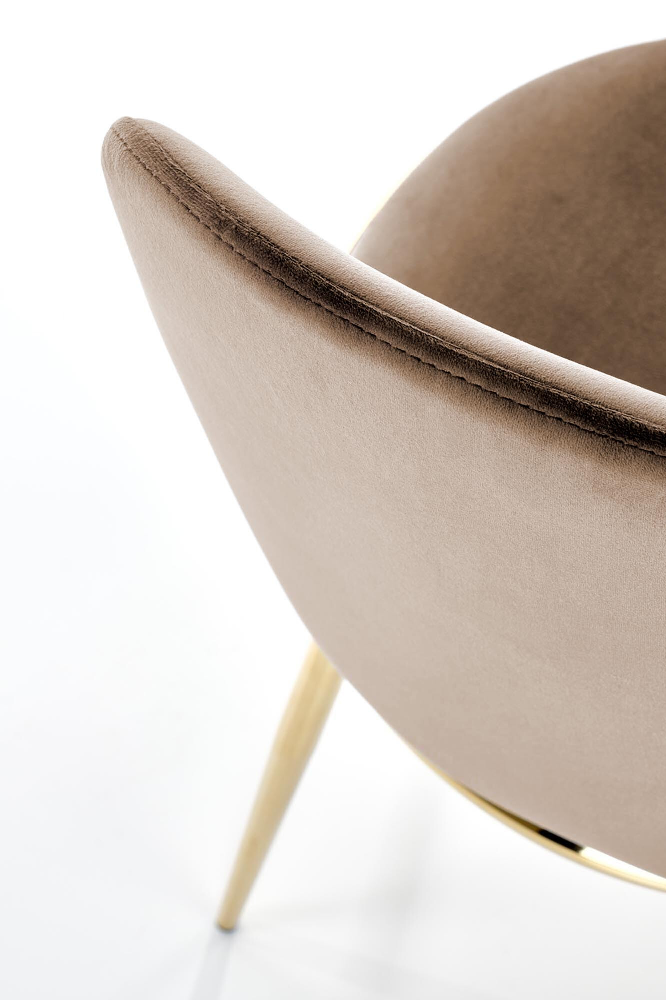 Chaise Houston 1327 (Beige + Doré)