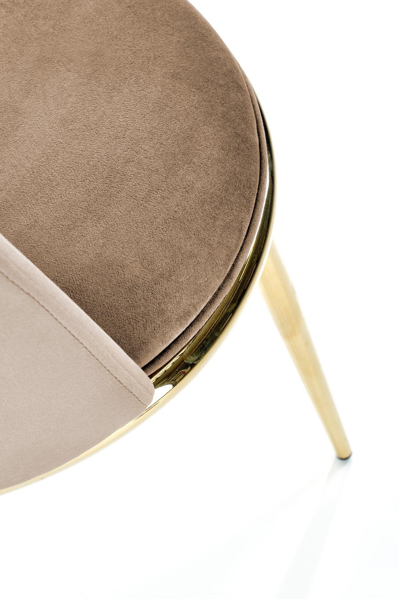 Chaise Houston 1327 (Beige + Doré)