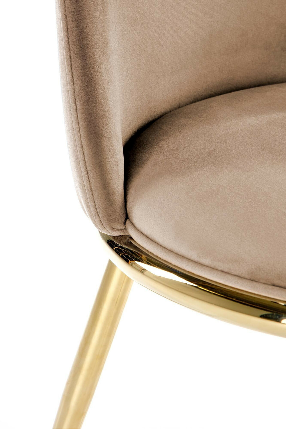Chaise Houston 1327 (Beige + Doré)