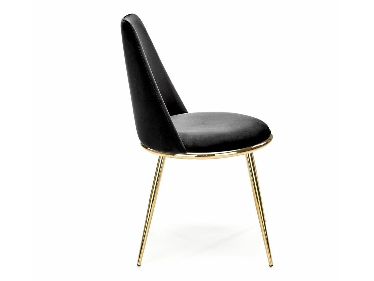 Chaise Houston 1327 (Noir + Doré)
