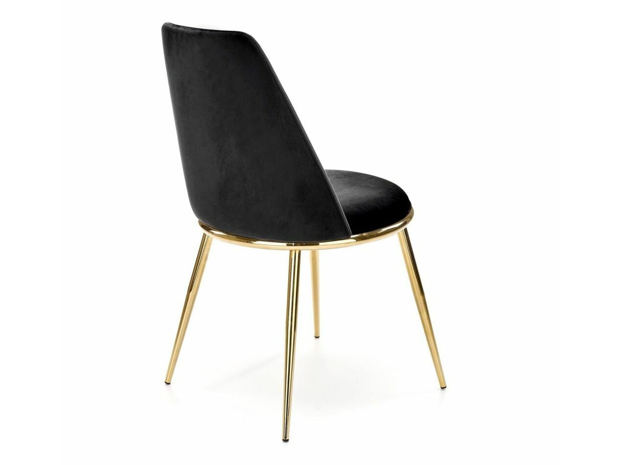Chaise Houston 1327 (Noir + Doré)