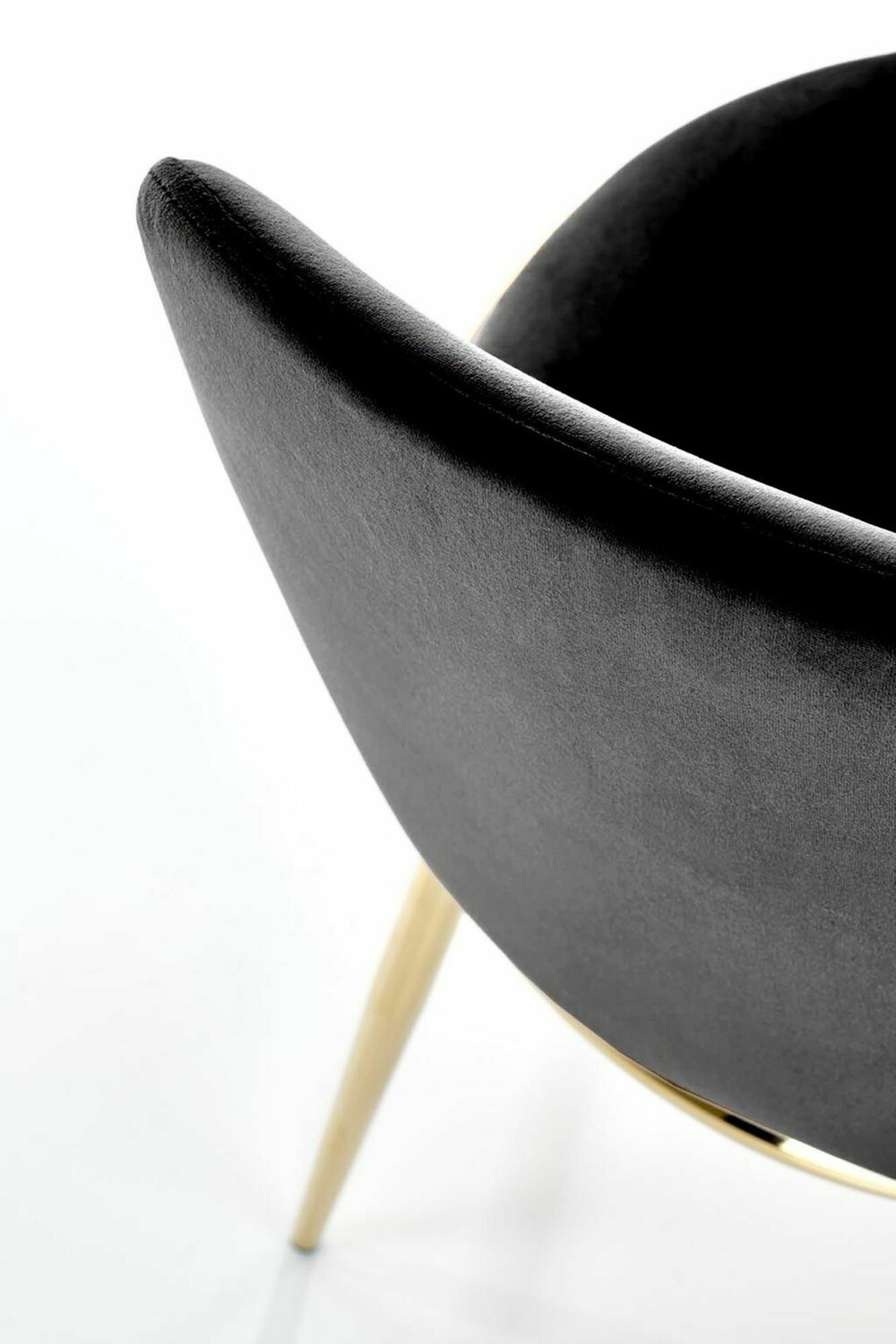 Chaise Houston 1327 (Noir + Doré)