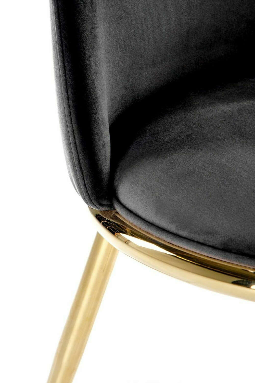 Chaise Houston 1327 (Noir + Doré)