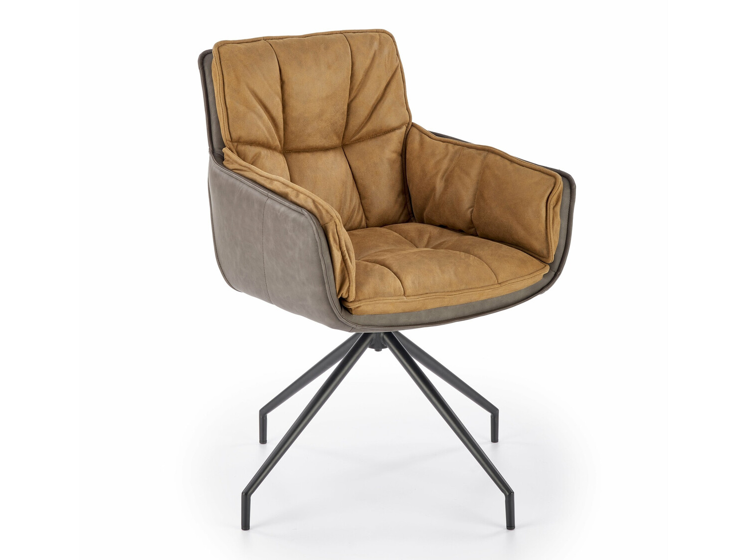 Chaise Houston 1548 (Marron + Brun foncé)