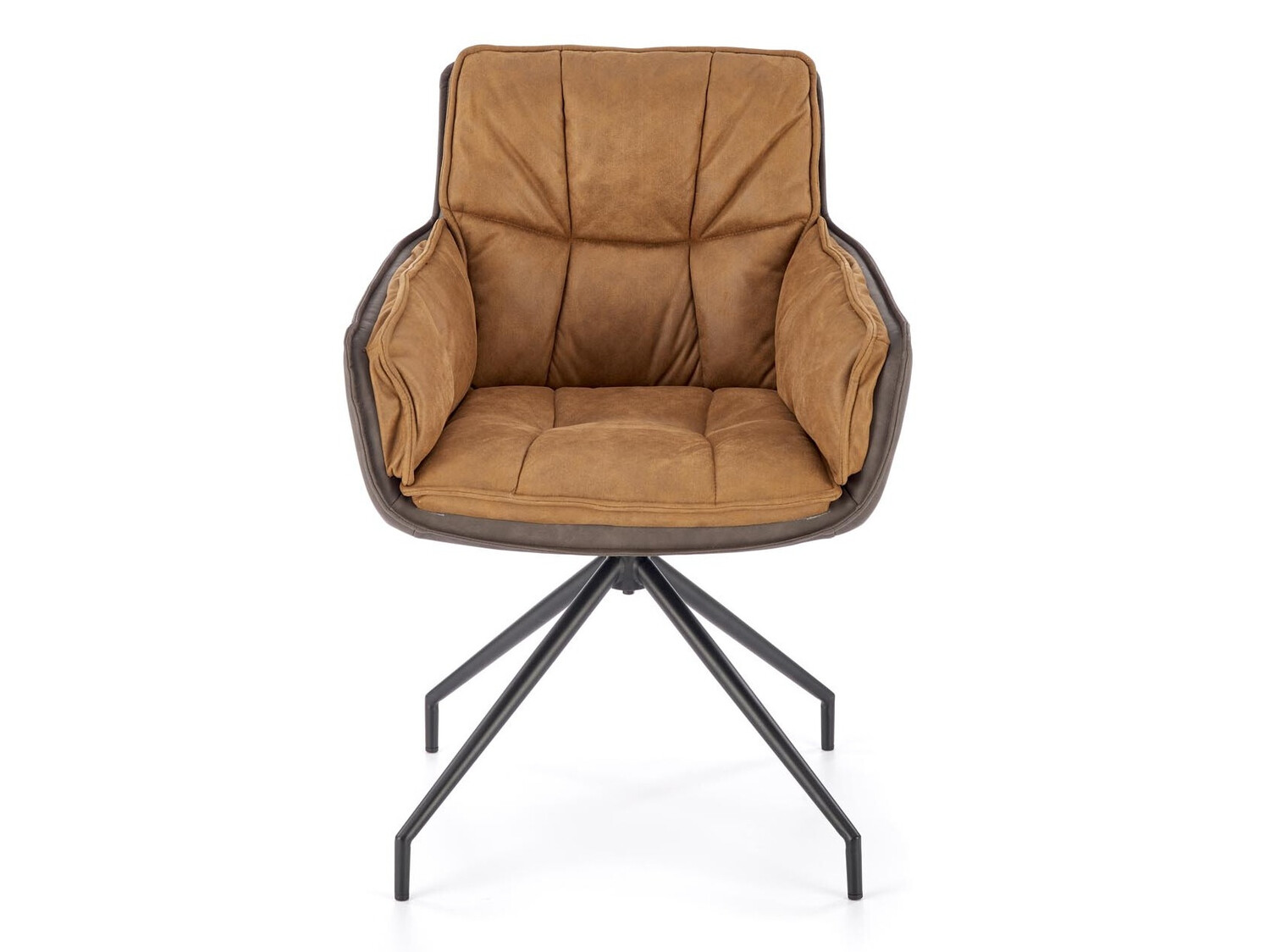 Chaise Houston 1548 (Marron + Brun foncé)