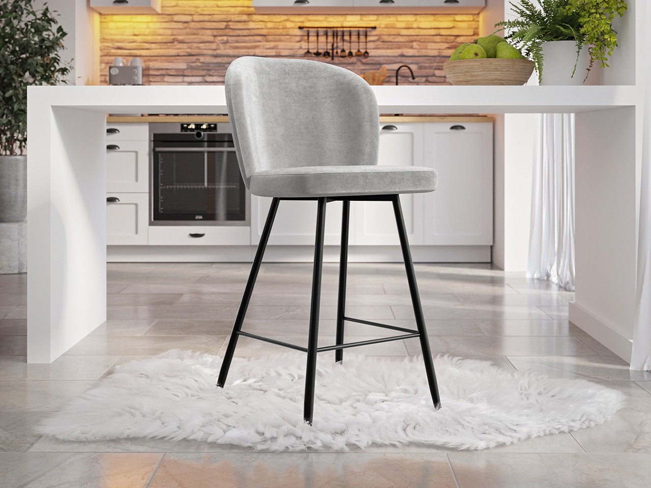 Chaise de bar Jackson 101 (Magic Velvet 2240)