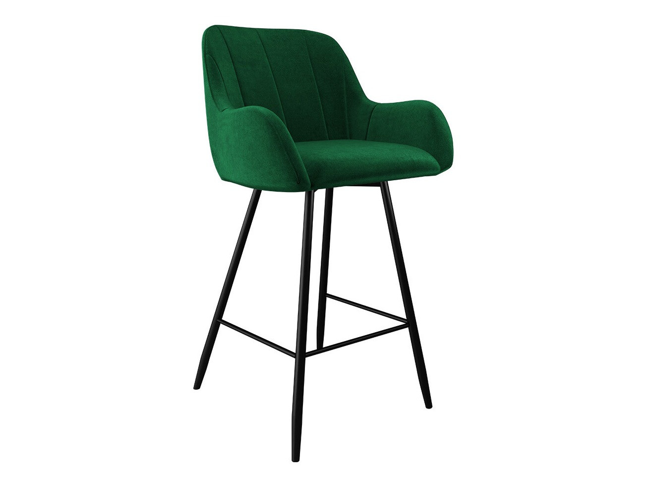 Chaise de bar Jackson 102 (Noir + Magic Velvet 2225)