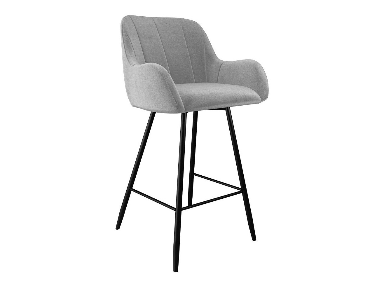 Chaise de bar Jackson 102 (Noir + Magic Velvet 2240)