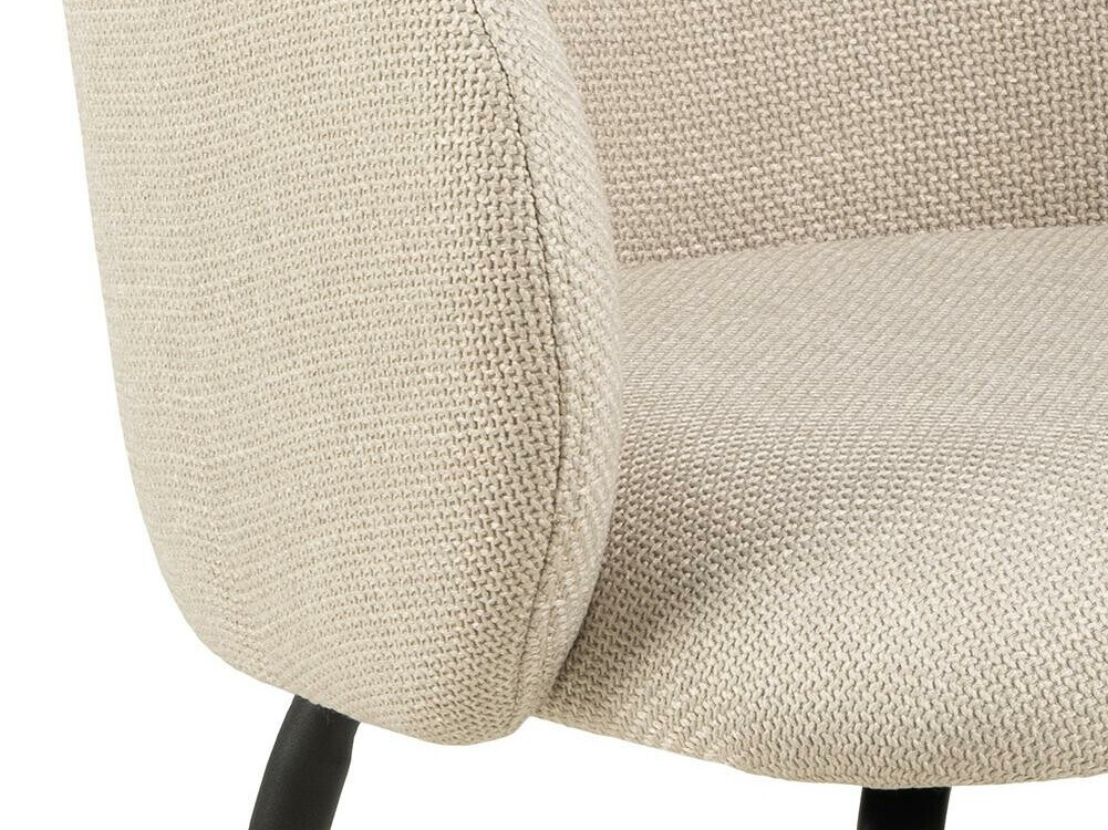 Chaise Norsica 862 (Beige + Noir)