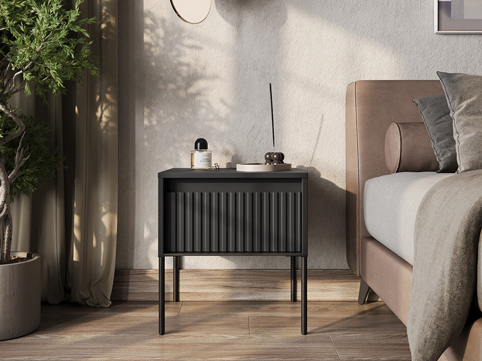 Table de chevet Fernolu 111 (Noir)