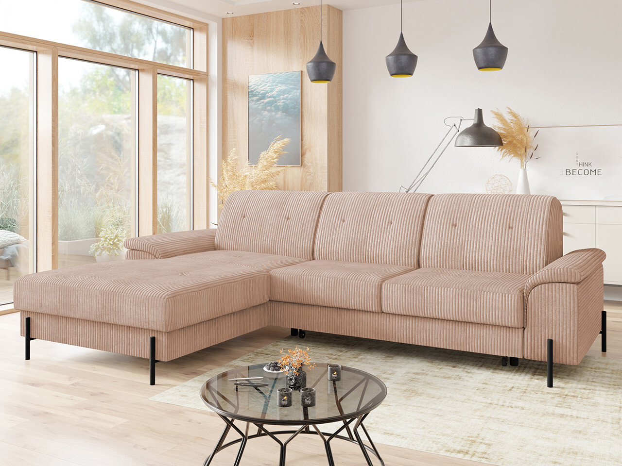 Canapé d'angle Comfivo 134 (Poso 52)