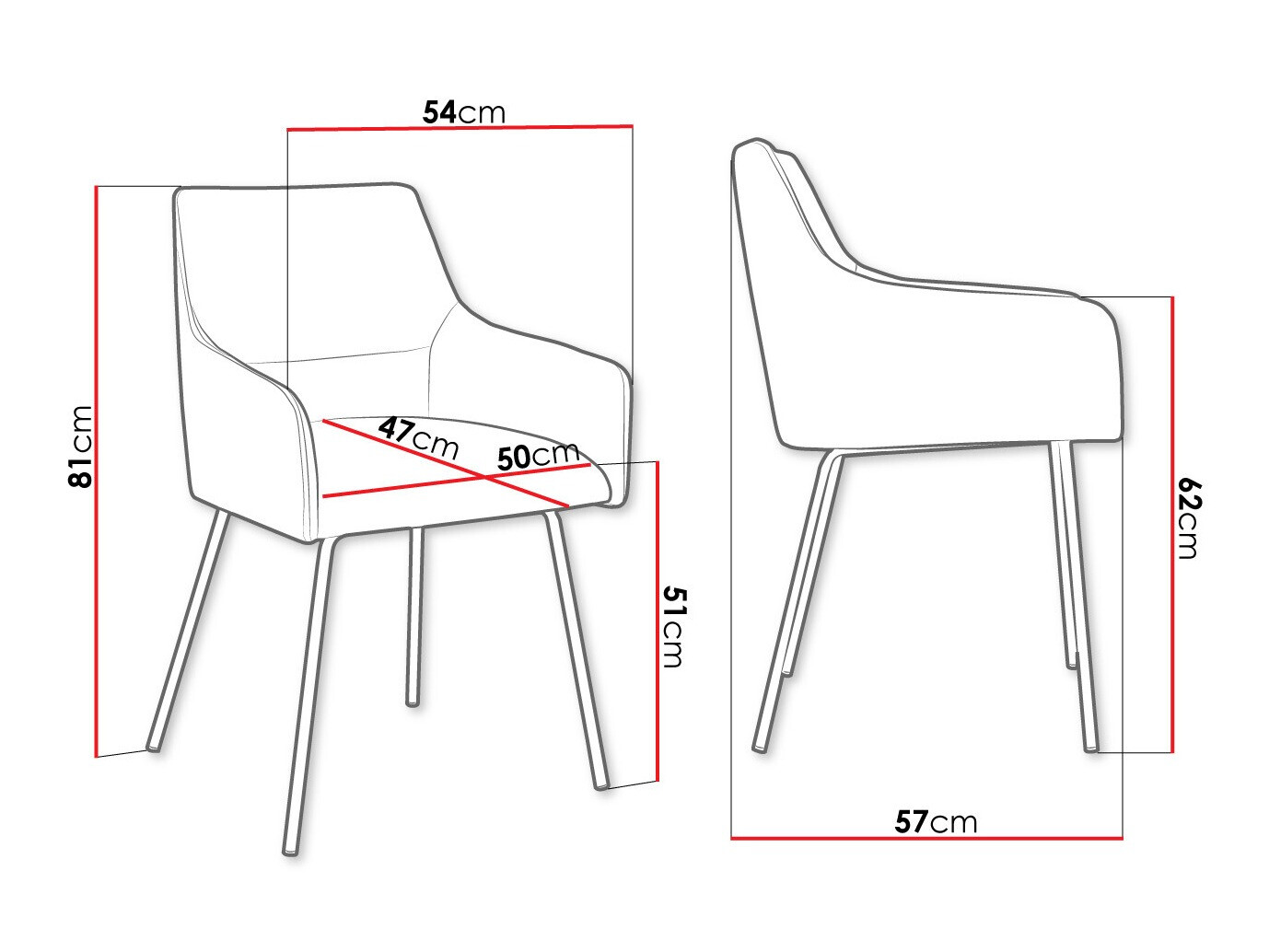 Chaise Jackson 109 (Magic Velvet 2258)