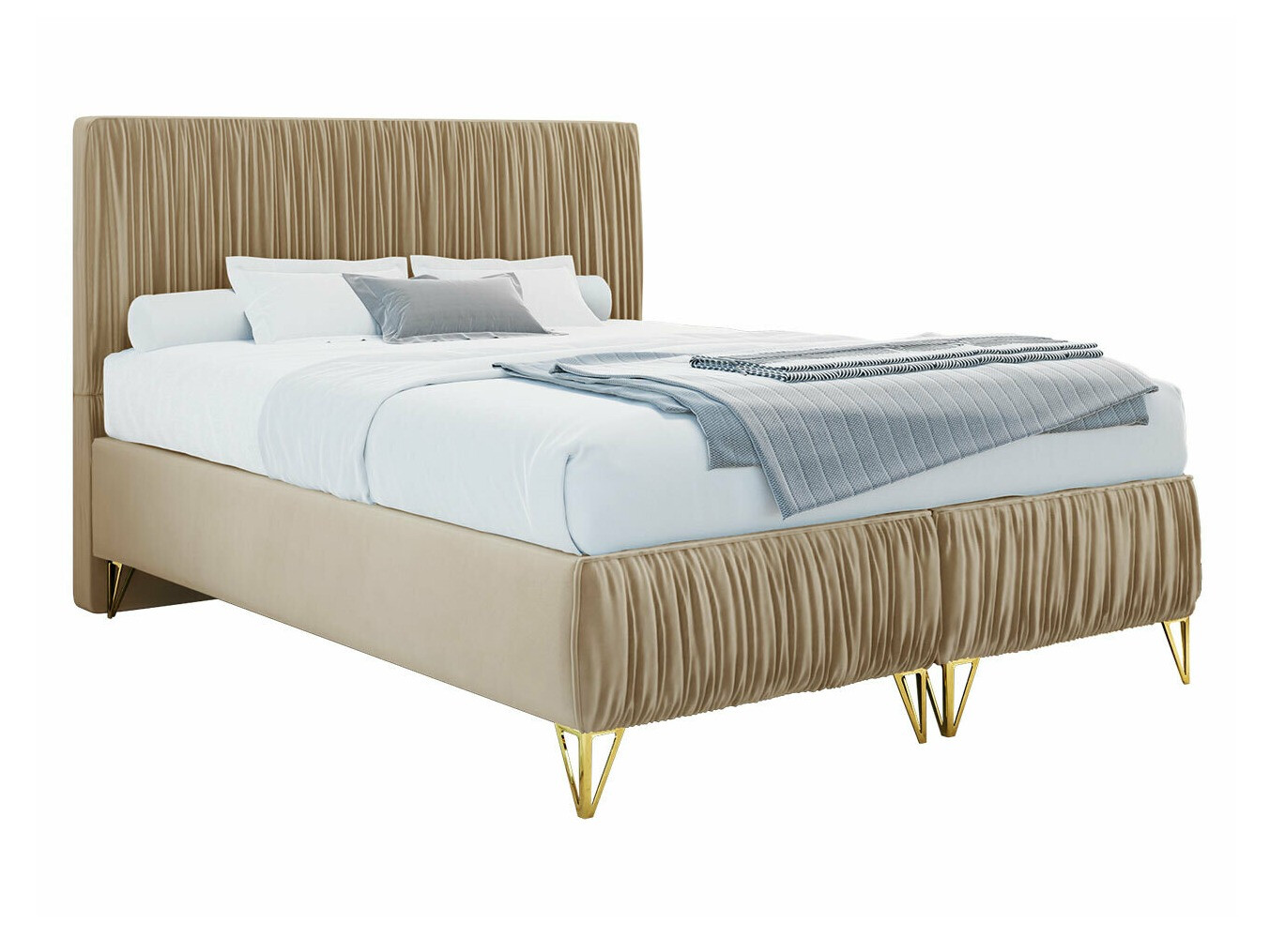Lit continental Logan 112 (Amor Velvet 4304)