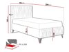 Lit continental Logan 112 (Amor Velvet 4321)