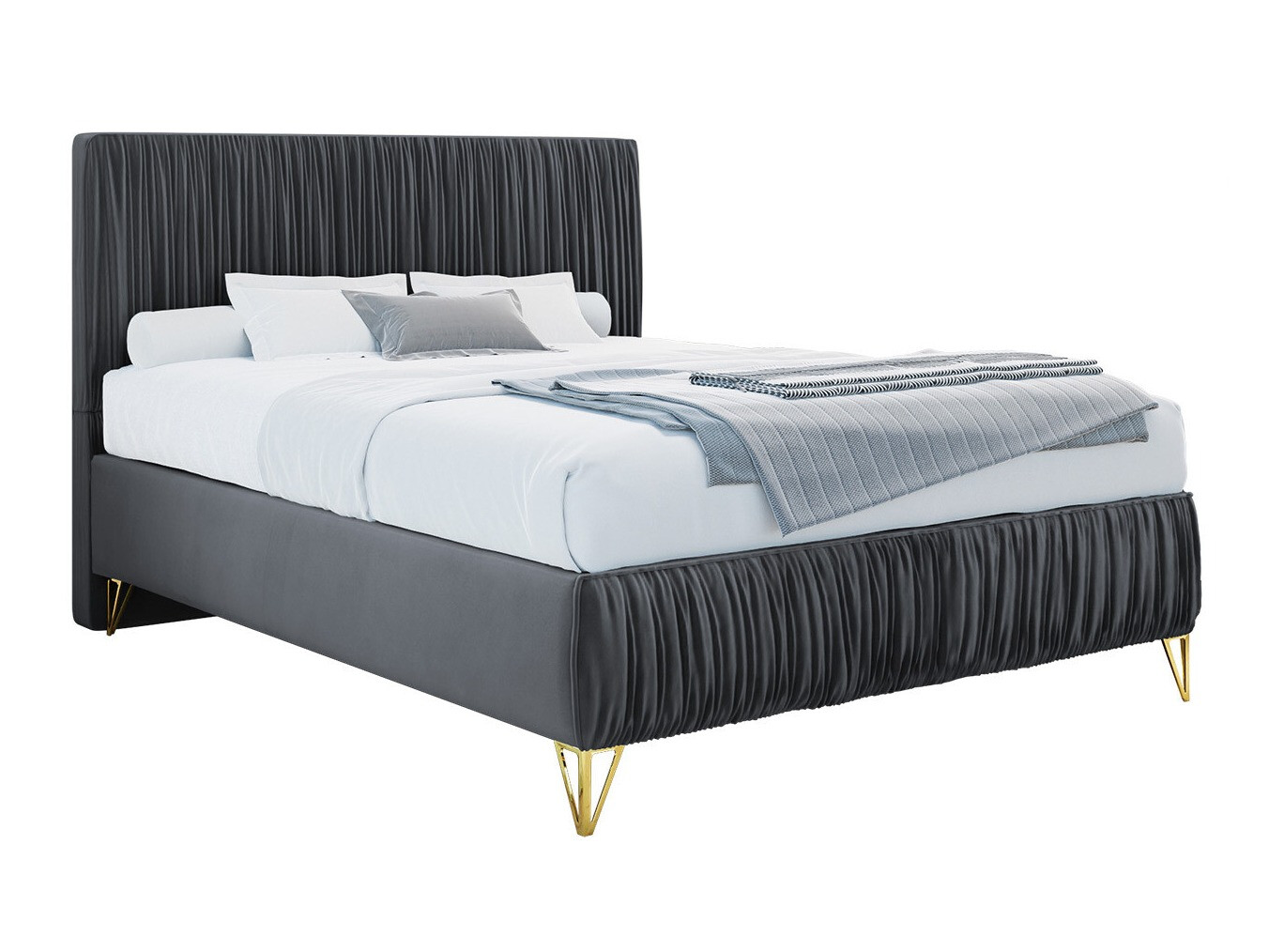 Lit continental Logan 112 (Amor Velvet 4321)