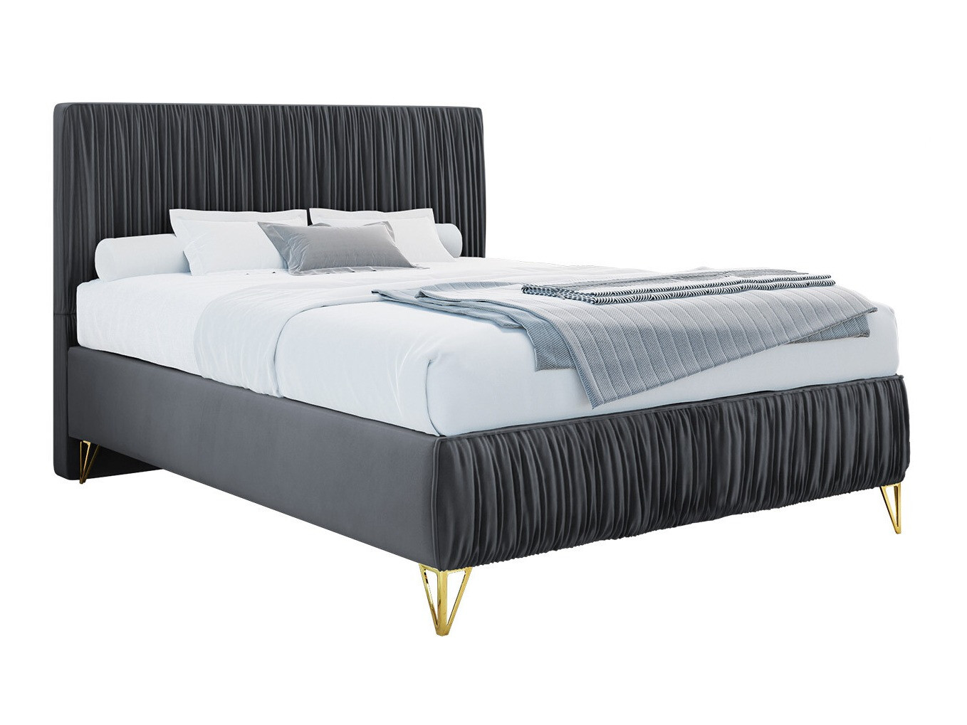 Lit continental Logan 112 (Amor Velvet 4321)