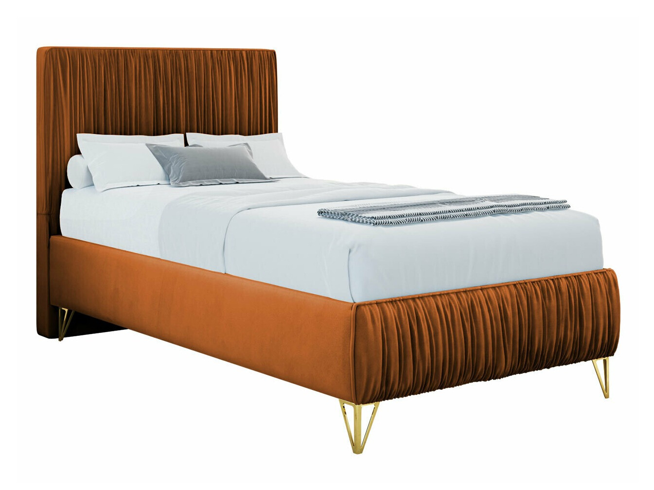 Lit continental Logan 112 (Amor Velvet 4305)