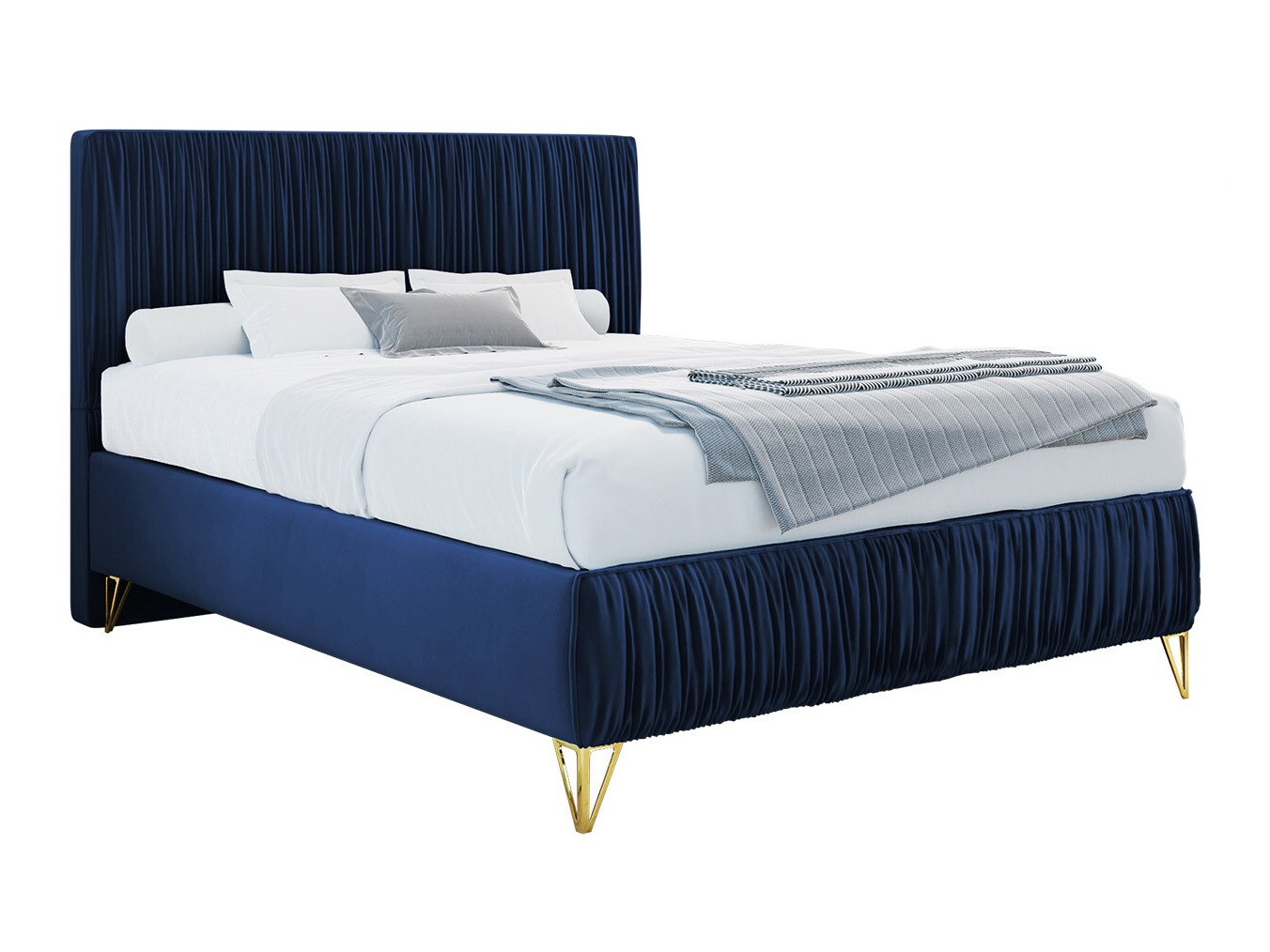 Lit continental Logan 112 (Amor Velvet 4314)