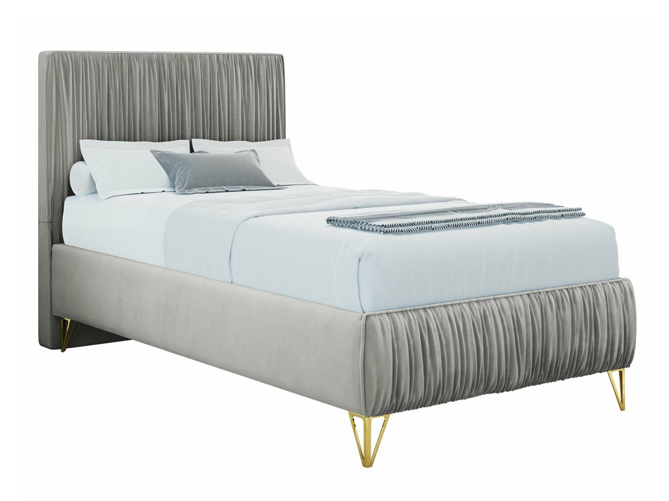 Lit continental Logan 112 (Amor Velvet 4318)