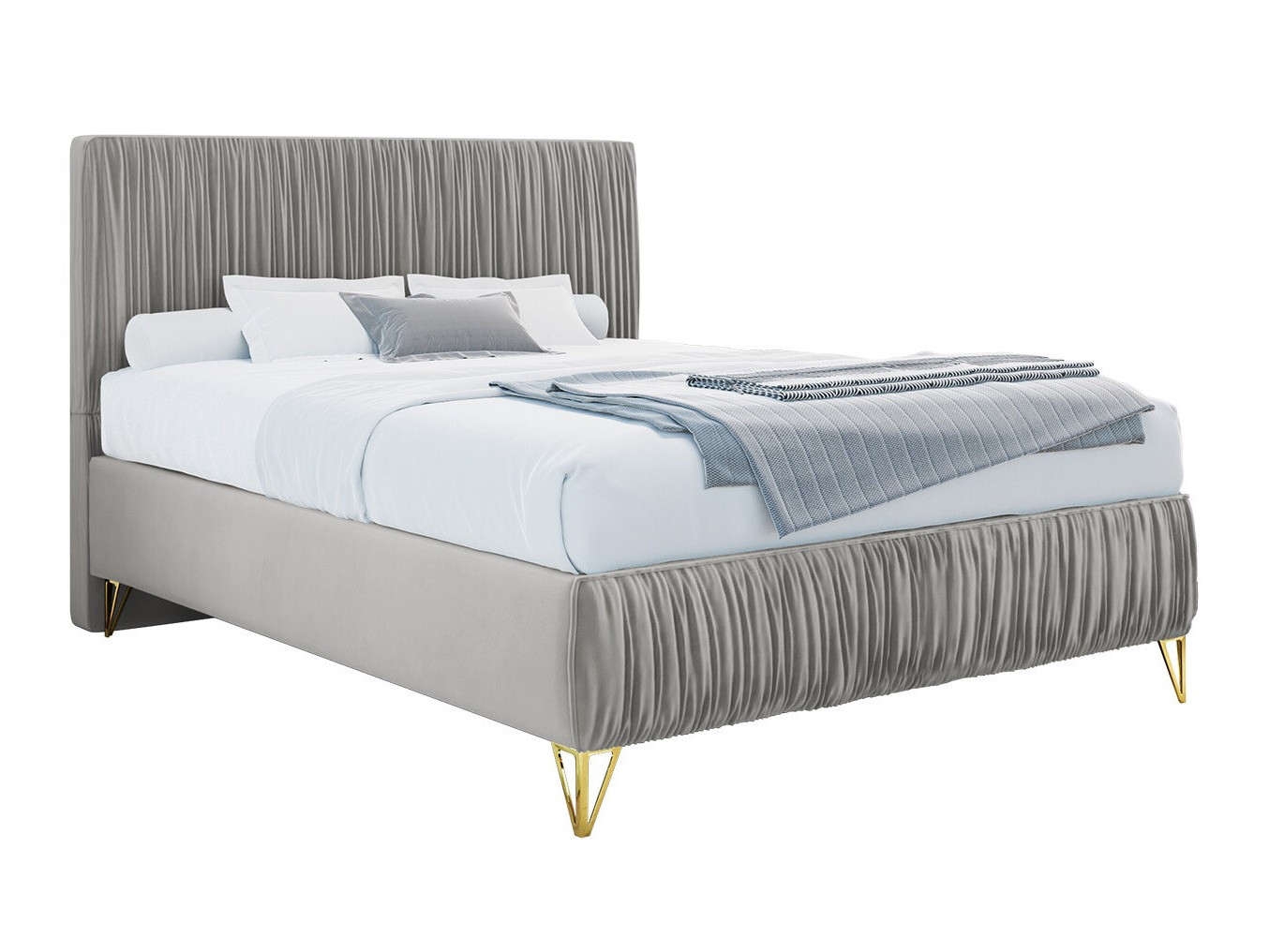 Lit continental Logan 112 (Amor Velvet 4318)