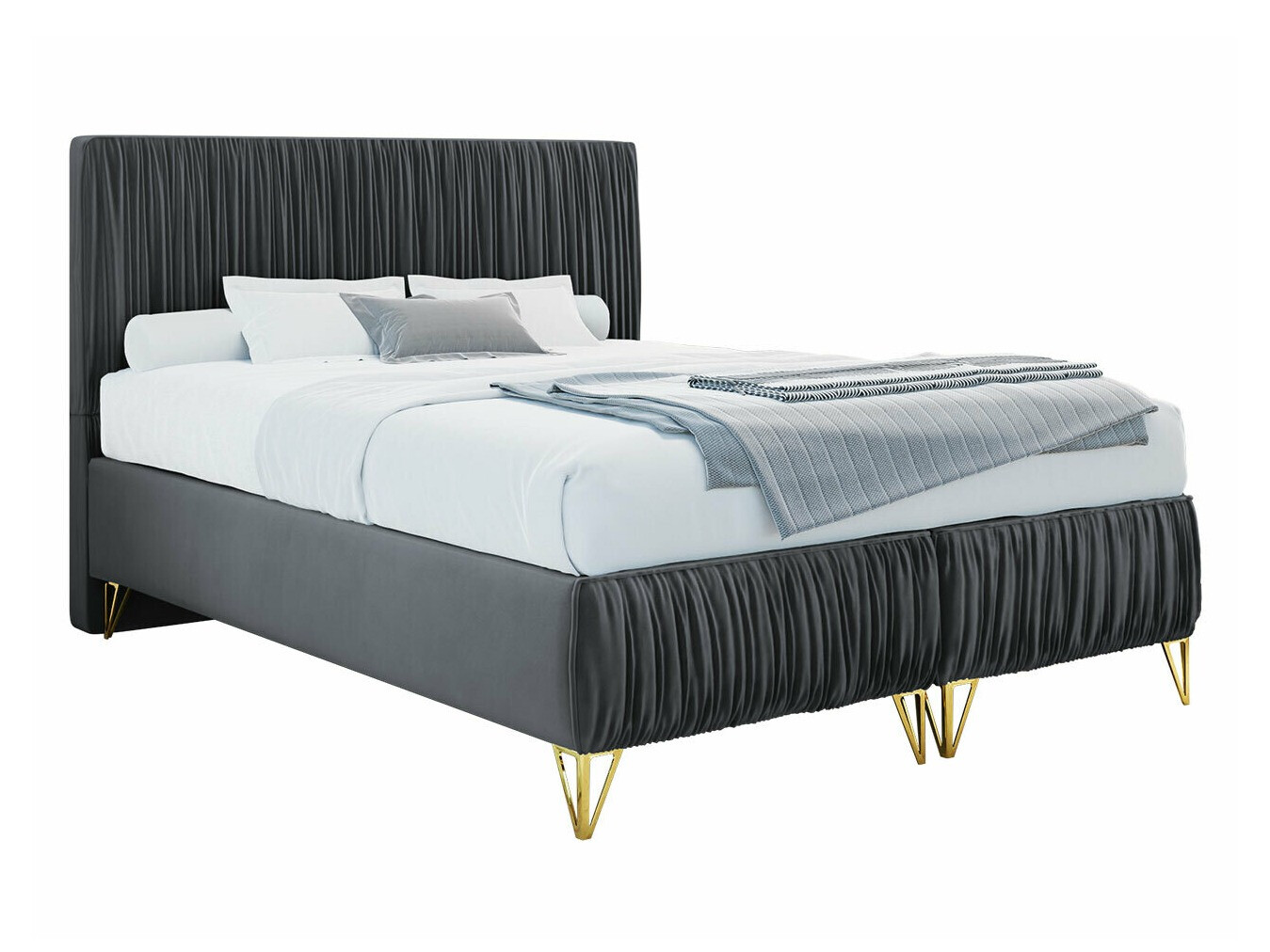 Lit continental Logan 112 (Amor Velvet 4321)