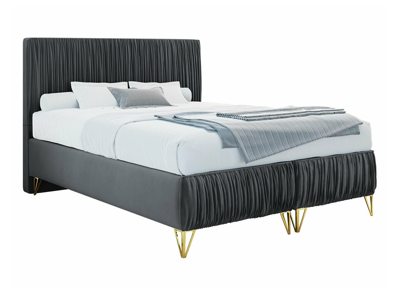 Lit continental Logan 112 (Amor Velvet 4321)