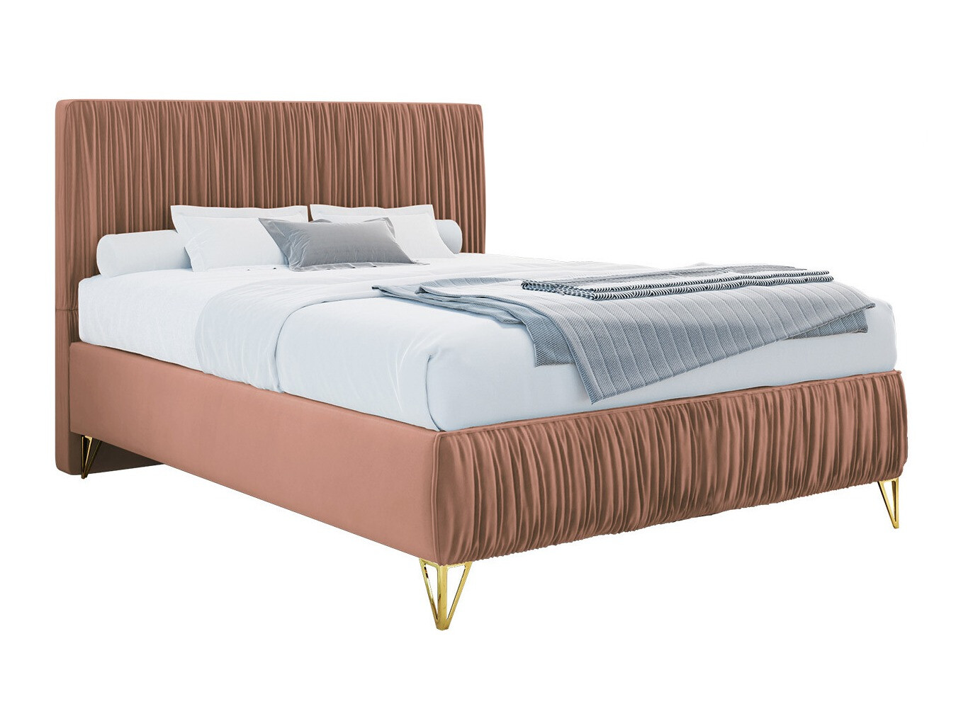 Lit continental Logan 112 (Amor Velvet 4328)