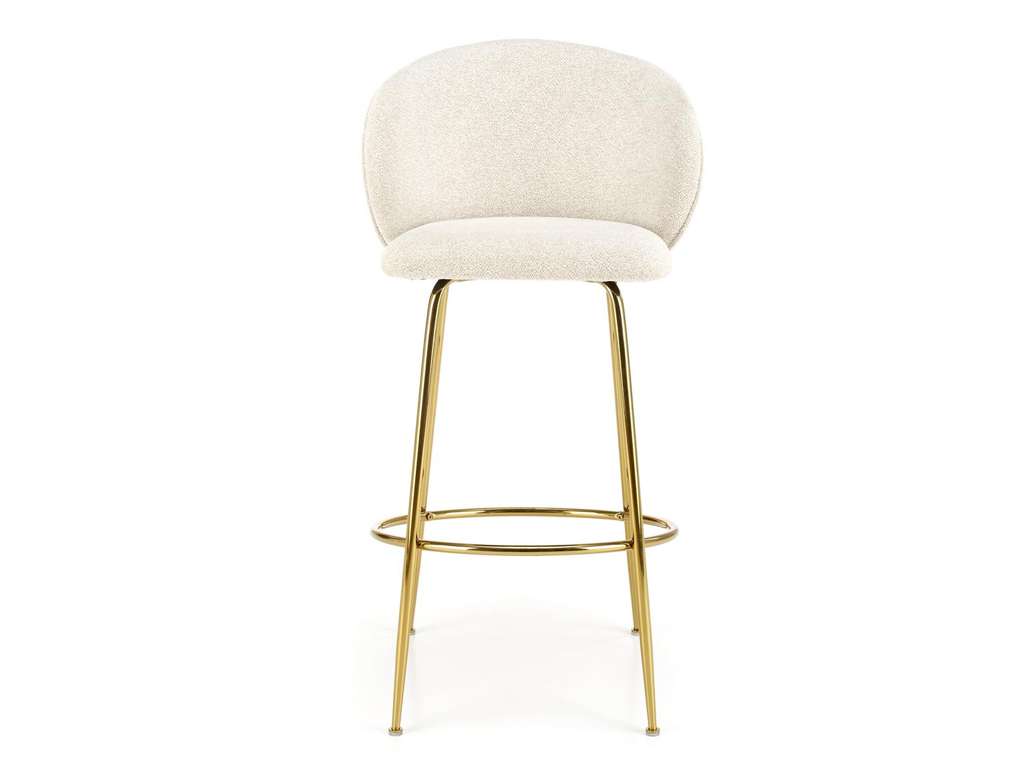 Chaise de bar Houston 1554 (Crème + Doré)