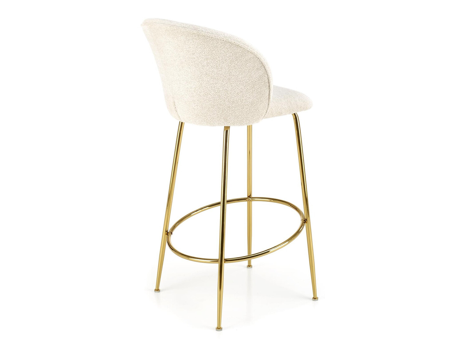 Chaise de bar Houston 1554 (Crème + Doré)