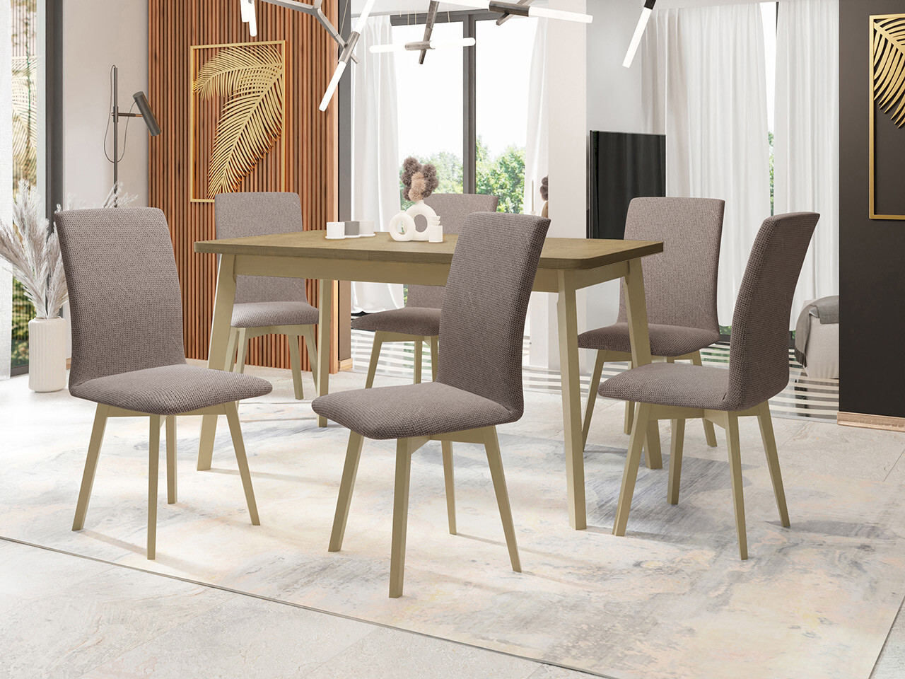 Salle à manger complète Victorville 335 (Hygge 20)