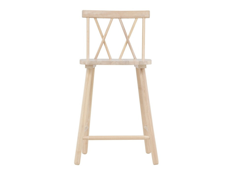 Chaise de bar mi-hauteur Dallas 4202 (Brun clair)