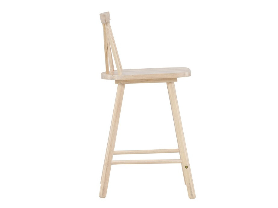 Chaise de bar mi-hauteur Dallas 4202 (Brun clair)