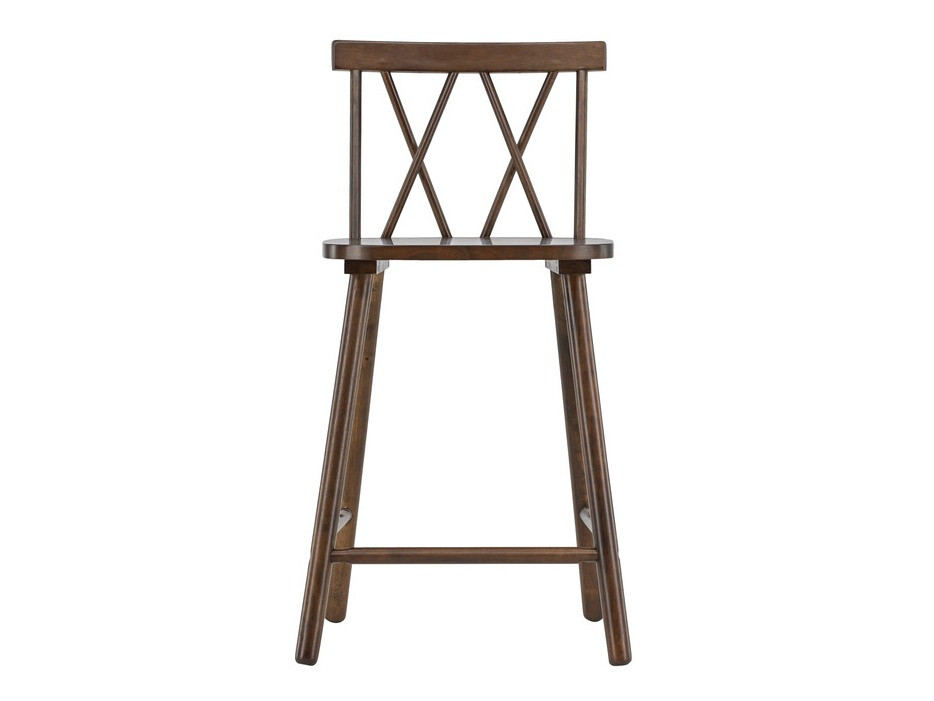 Chaise de bar mi-hauteur Dallas 4202 (Marron)