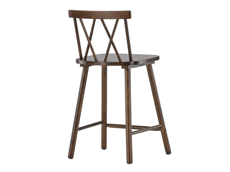 Chaise de bar mi-hauteur Dallas 4202 (Marron)
