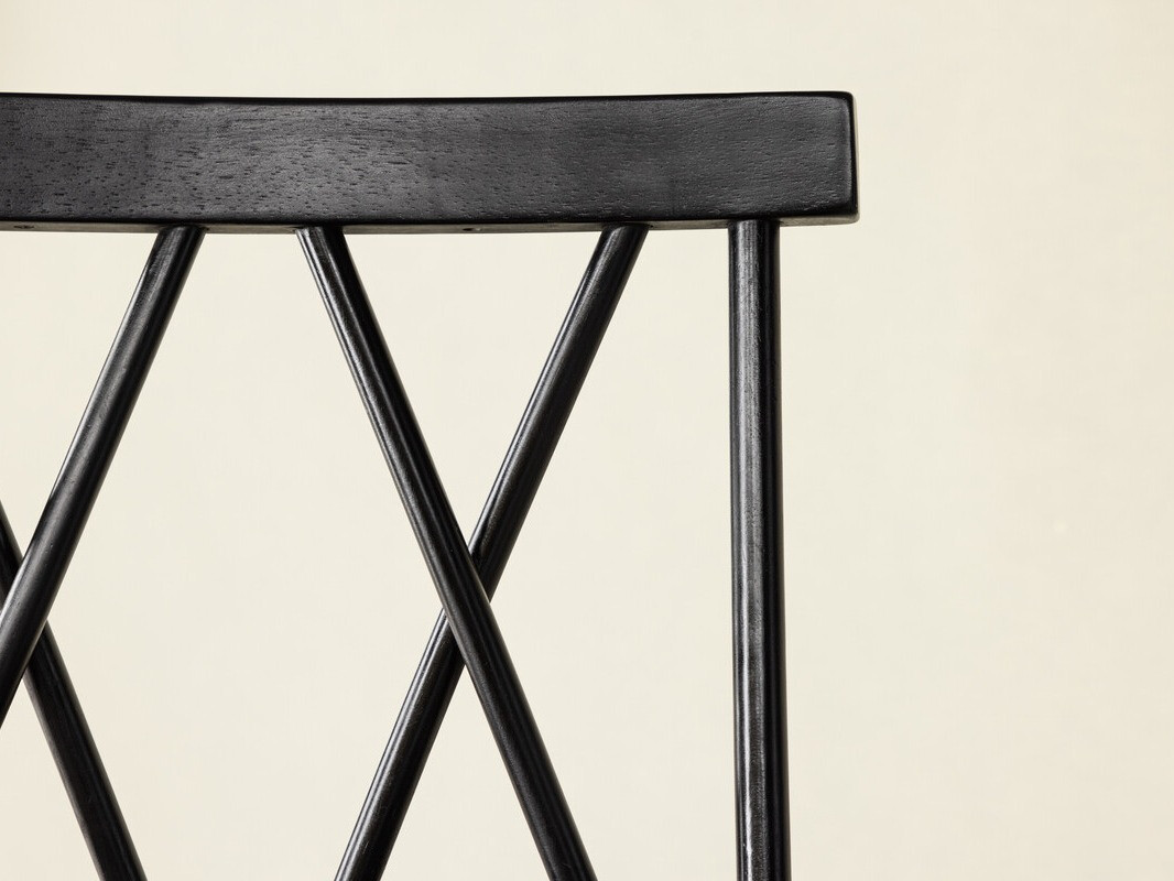 Chaise de bar mi-hauteur Dallas 4202 (Noir)