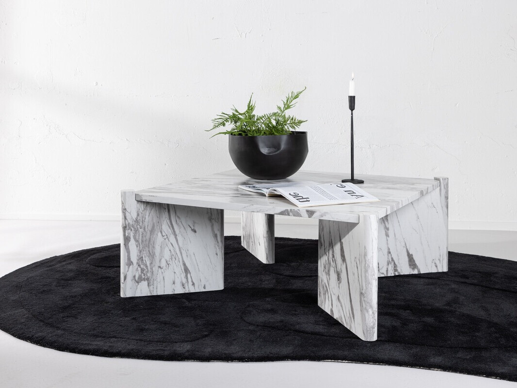 Table basse Dallas 4198 (Marbre blanc)