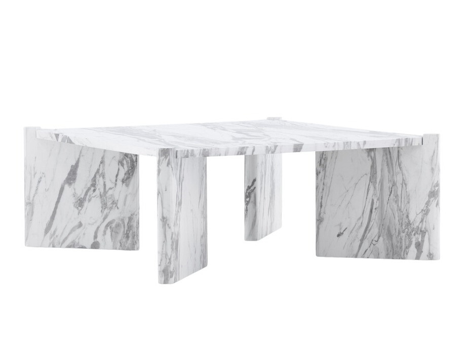Table basse Dallas 4198 (Marbre blanc)