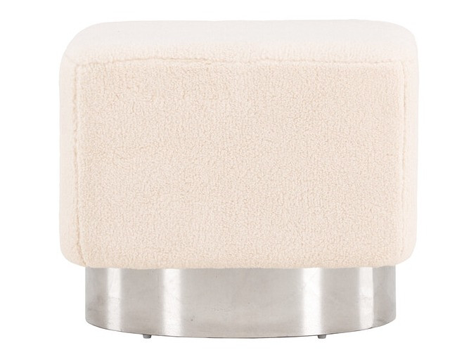 Pouf Dallas 4219 (Brun clair + Argent)