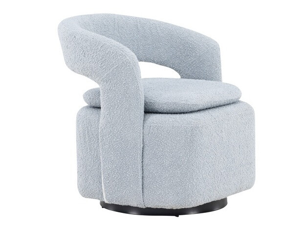 Fauteuil Dallas 3170 (Bleu clair + Noir)