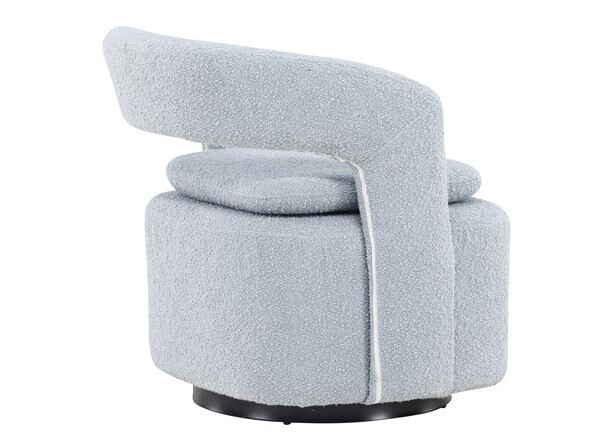 Fauteuil Dallas 3170 (Bleu clair + Noir)