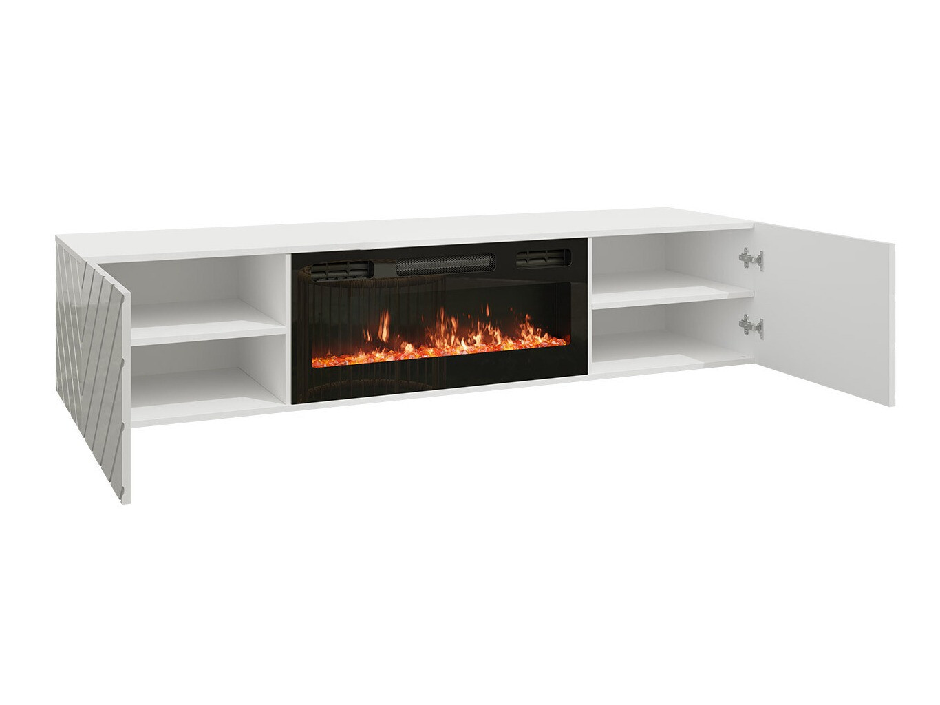 Meuble TV Mensura (Noir + Blanc)