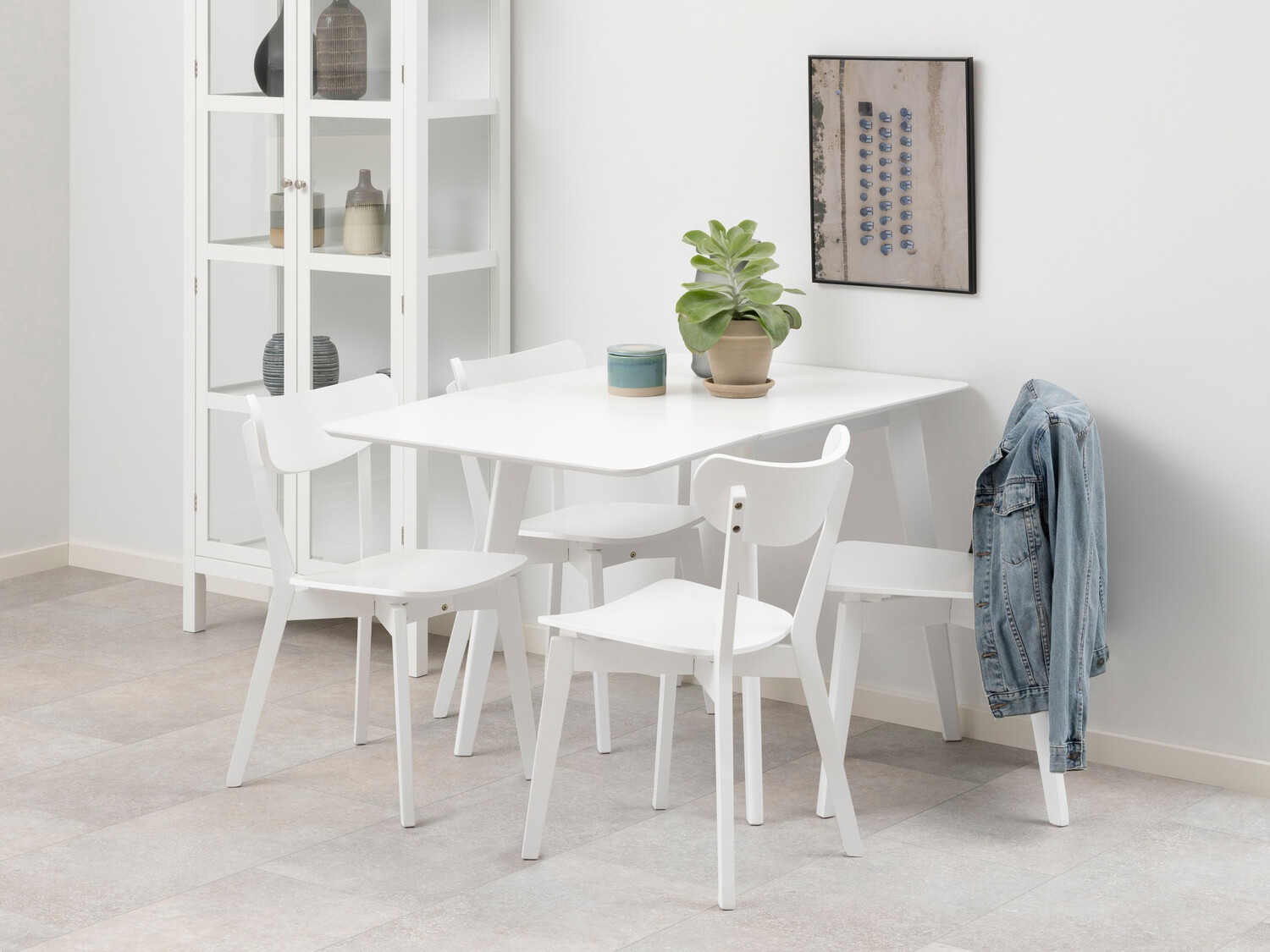 Salle à manger complète Norsica 710 (Blanc)
