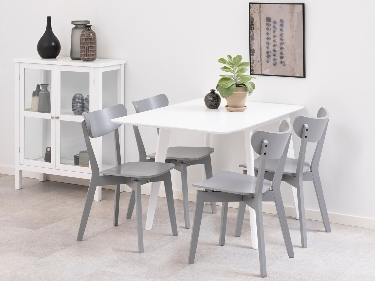 Salle à manger complète Norsica 710 (Gris)