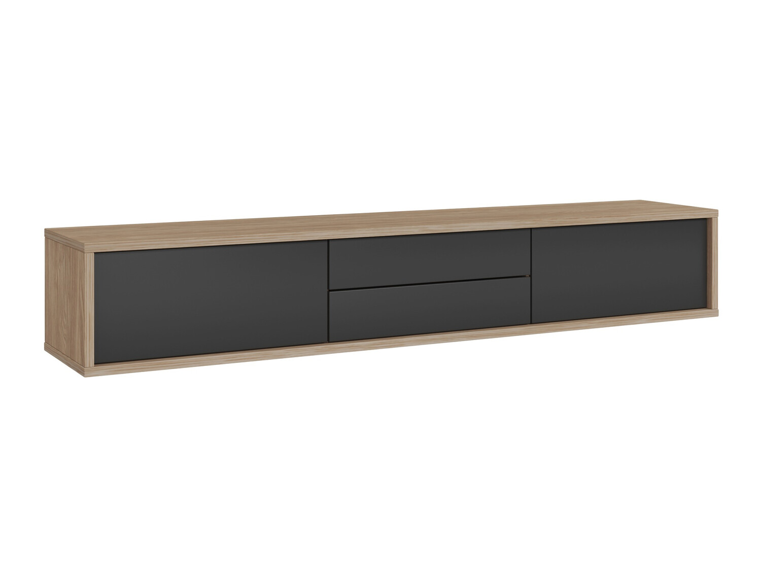 Meuble TV Austin 325 (Chêne + Anthracite)