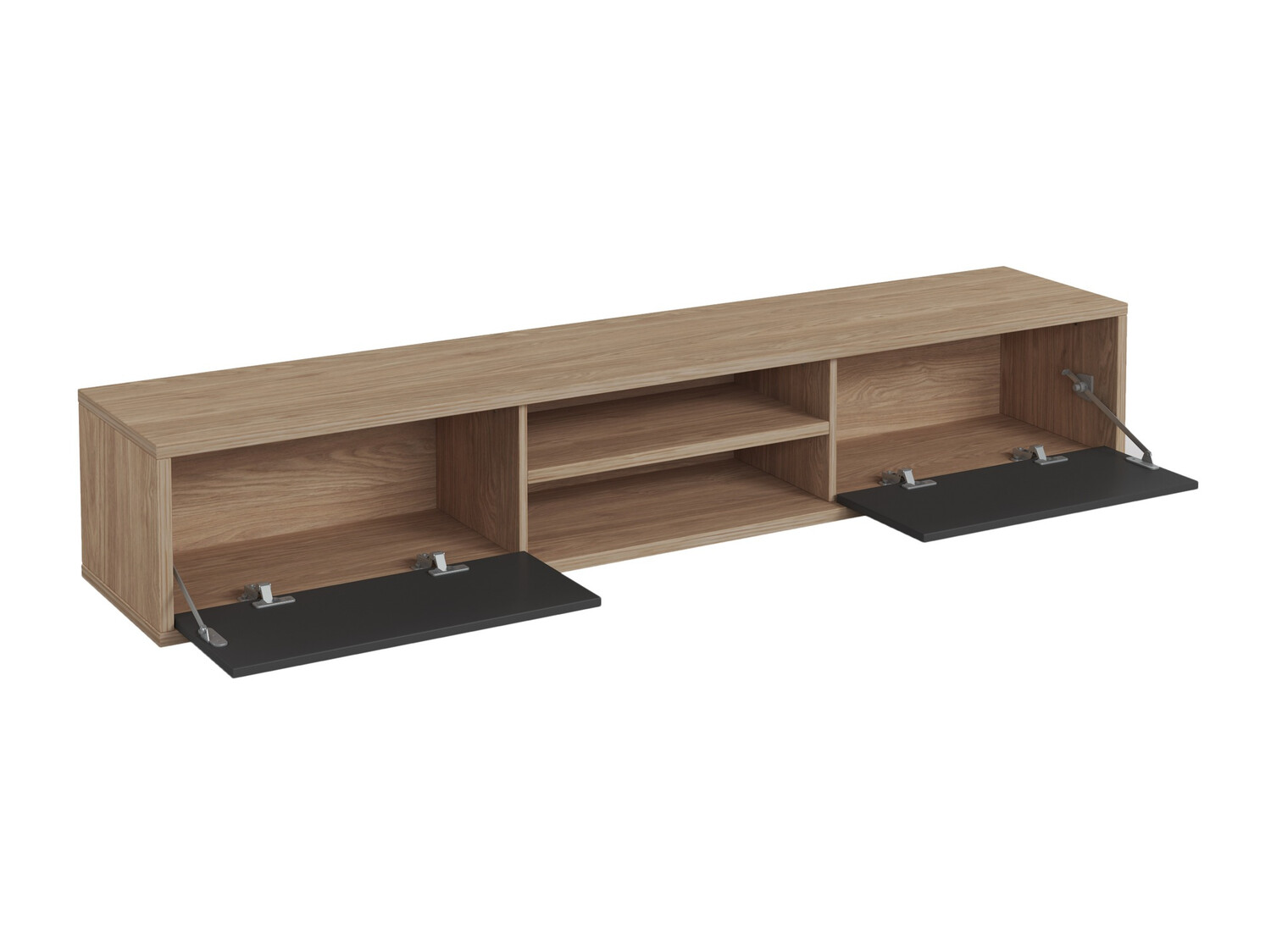 Meuble TV Austin 326 (Chêne + Anthracite)